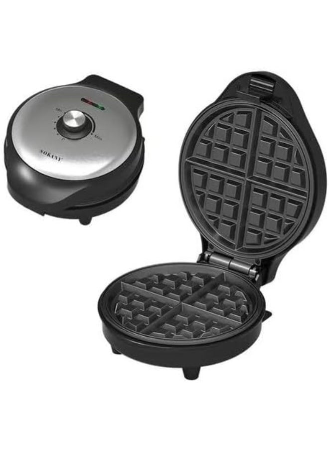 سوكاني صانعة الوافل سوكاني SK-08039، 750 واط، مؤشر LED، سطح غير لاصق، أسود - Image 1