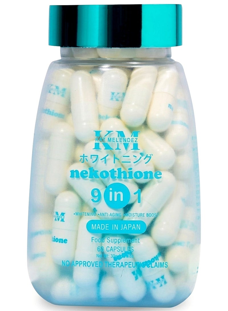 كي ام KM nekothione 9in1 (مكمل غذائي بدون ادعاءات علاجية معتمدة 60 كبسولة - Image 1
