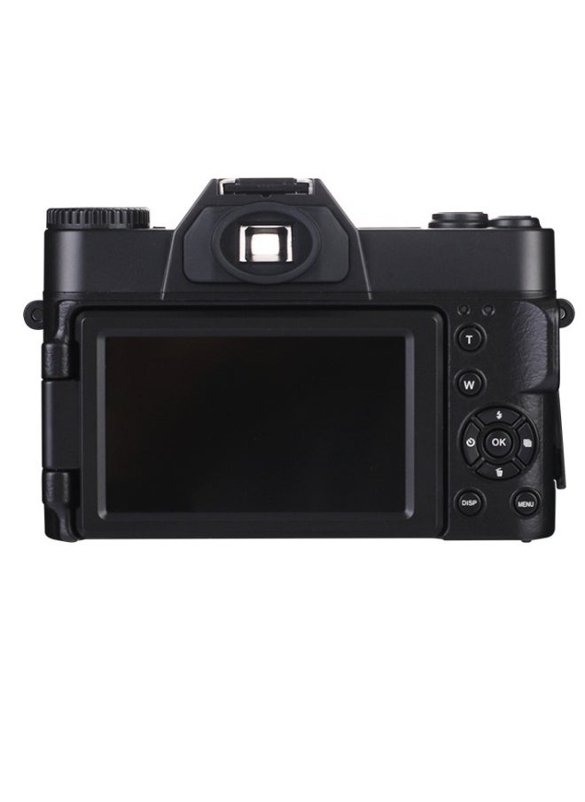 Generic Digital Camera, 4K Vlogging Camera,  48MP 16X Digital Zoom Manual Focus Students Compact Photography Camera with 3Inch IPS Screen, Wide-Angle & Macro Lens, 32G TF Card and 2 Batteries (Black)  - Image 3
