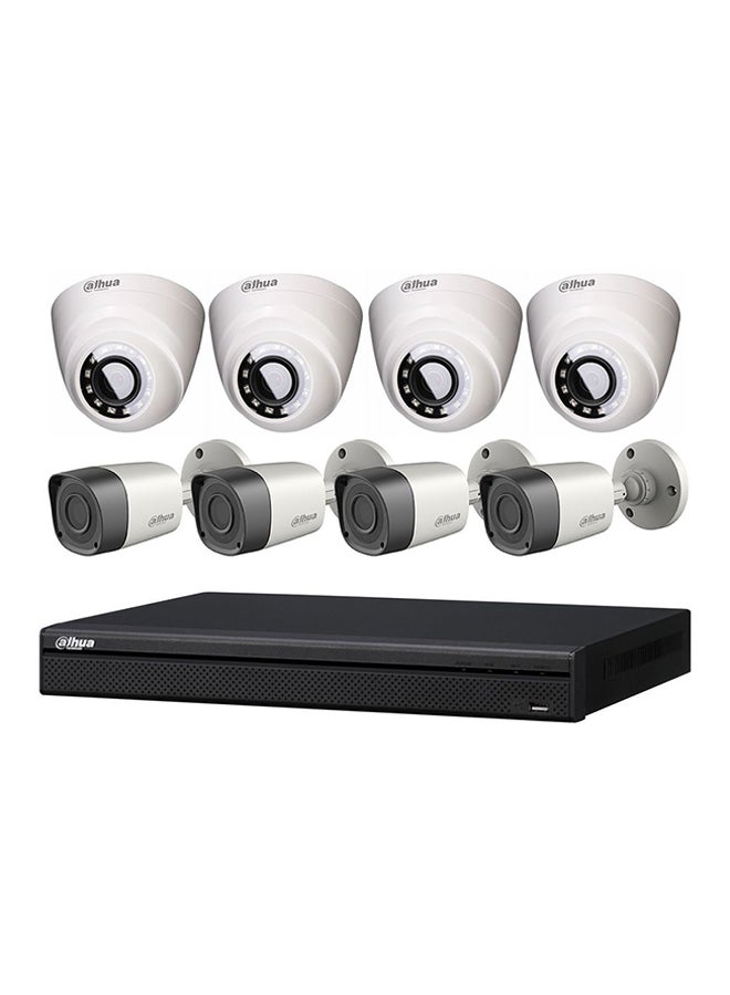 9-Piece Surveillance Camera Set