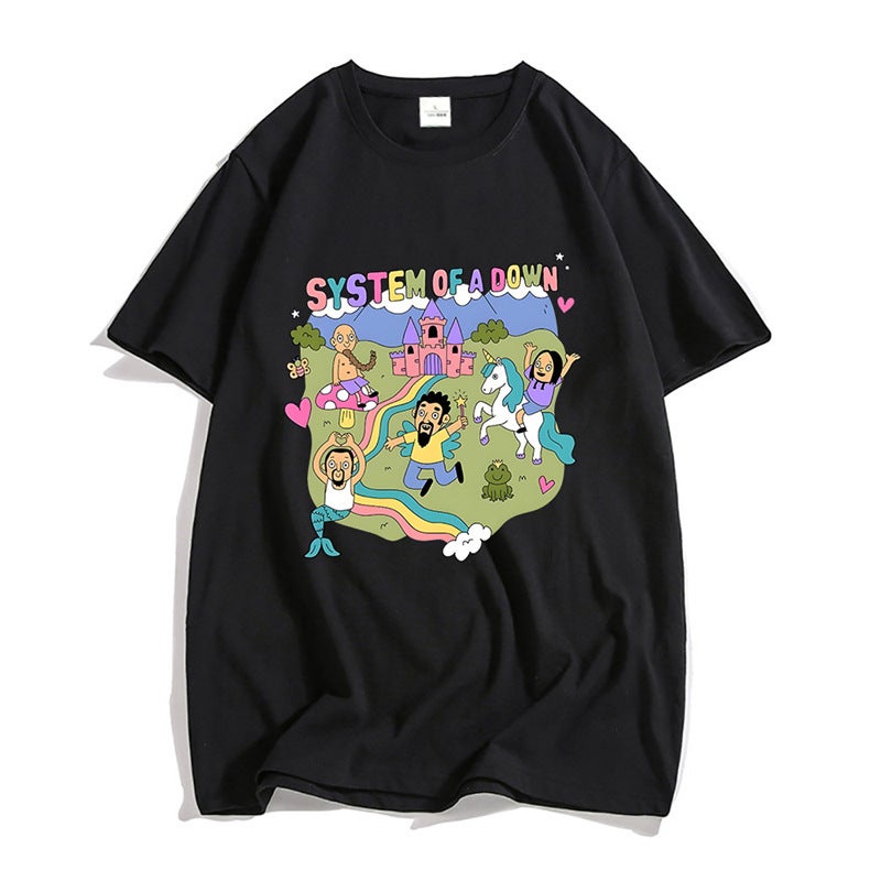 2025 System Of A Down Band T-Shirt Cotton Soft Summer Tee Sh - Image 1