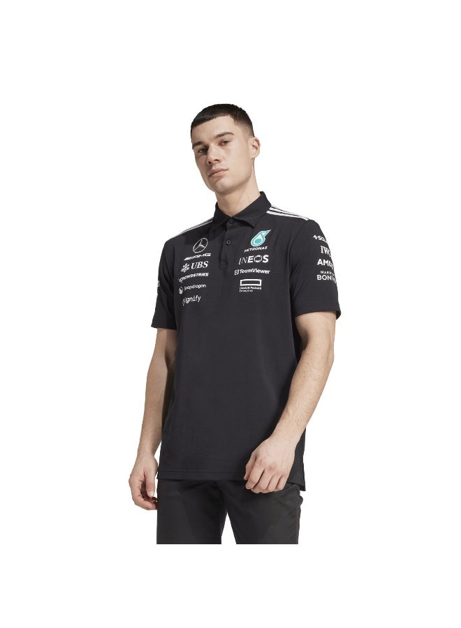 Adidas Adidas Mer Tm Polo Bm Black Motorsport Polo Shirts For Men Xs  - Image 2