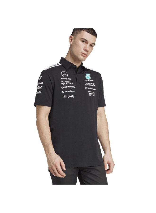 Adidas Adidas Mer Tm Polo Bm Black Motorsport Polo Shirts For Men Xs  - Image 4