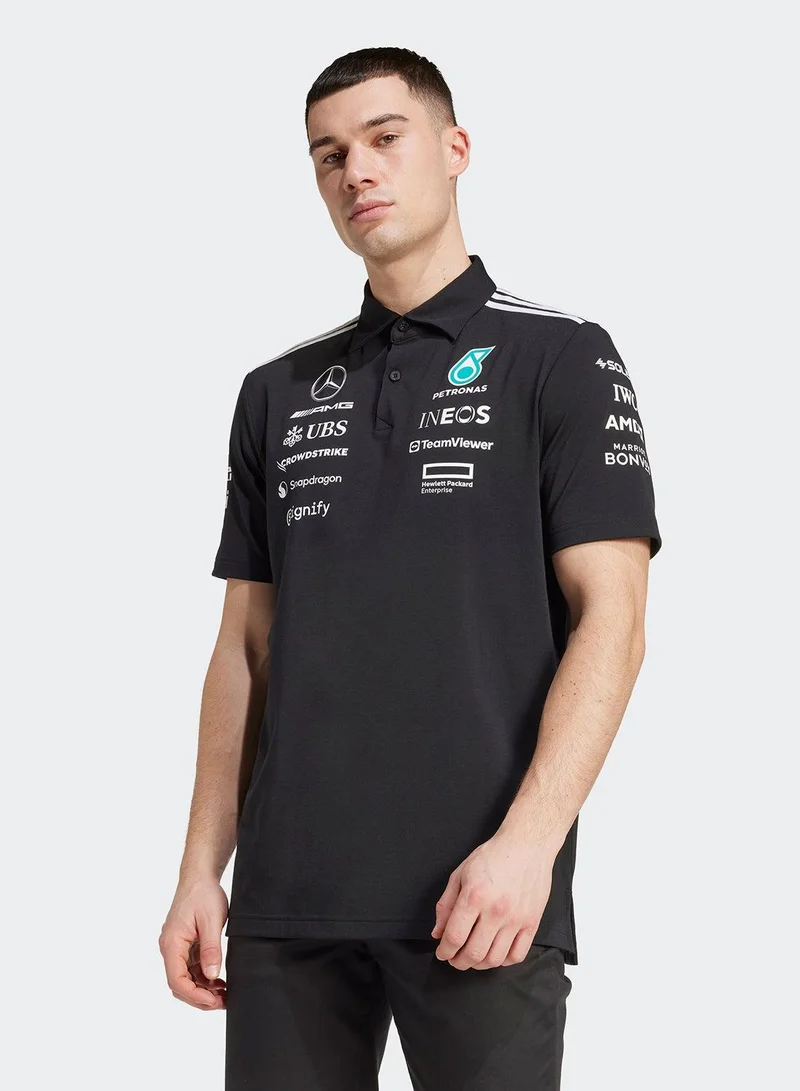 Adidas Mer Tm Polo Bm Black Motorsport Polo Shirts For Men XS