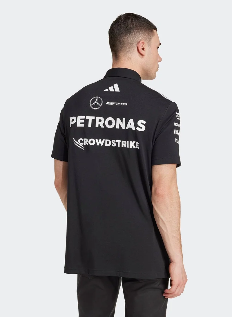 Adidas Mer Tm Polo Bm Black Motorsport Polo Shirts For Men XS