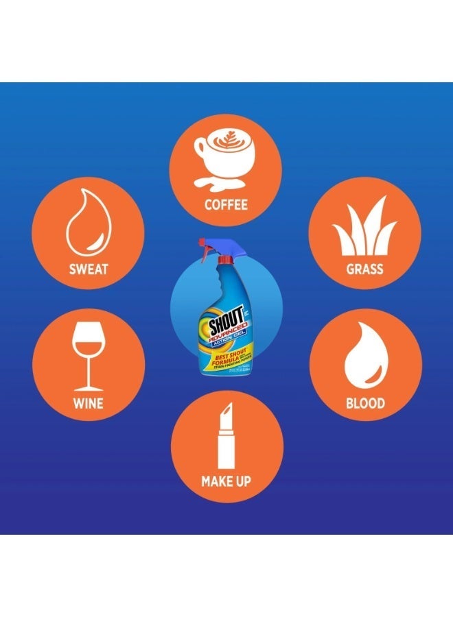 شاوت جل مزيل البقع المتطور من Shout، يزيل أكثر من 100 نوع من البقع الصعبة - رذاذ 22 أونصة - Image 4