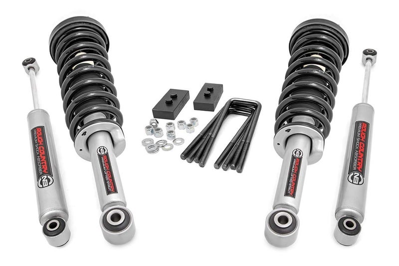 Rough Country 2 Leveling Lift Kit wN3 Struts for 0913 Ford F150 4WD  50004