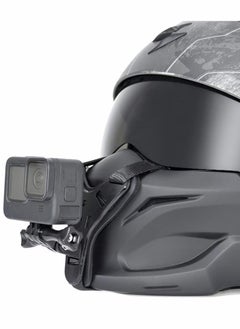 Y&D Motorcycle Helmet Chin Mount for Gopro Camera Strap Holder with Extension Swivel Arm Compatible Hero 10/9/8/7/6/5 Dji Action Bracket Accessories Black  - Image 3