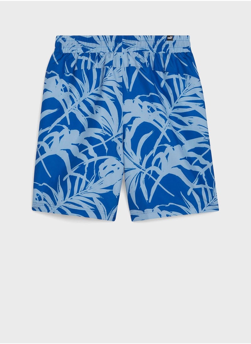 PUMA - 8" Essential Palm Resort All Over Printed Shorts - Image 1