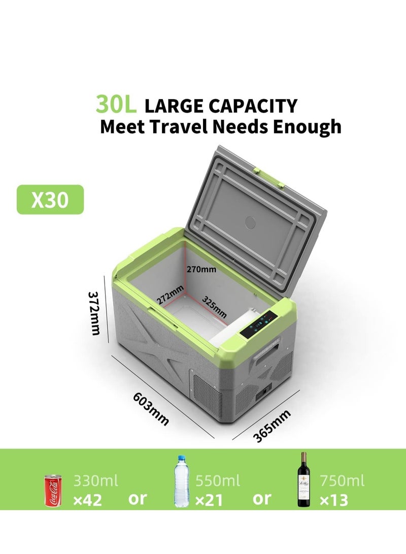 دي إل سي  DLC 30L Car Fridge Freezer Portable Compressor Car Refrigerator - Image 2