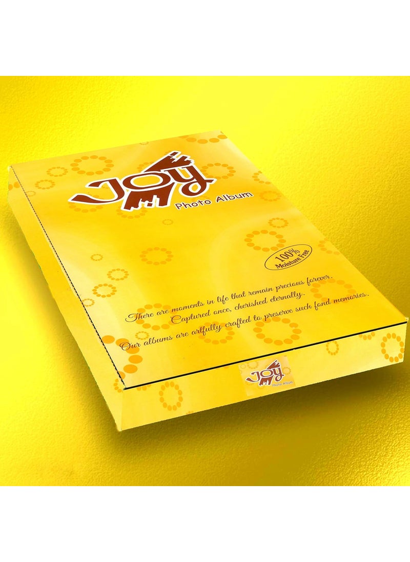 Generic - JOY PHOTO ALBUM Moisture free with 72 PHOTOS Album Photo Size Supported 4X6 available in multiple designs and colors Design may be different but quality is same for all - Image 1