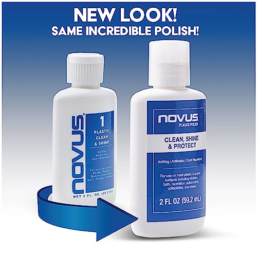 NOVUS 7026 | Plastic Clean & Shine #1 | 2 Ounce Bottle - Image 2