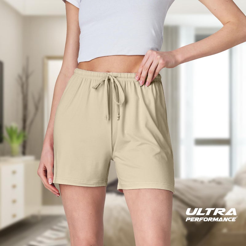 Ultra Performance Women's 3 Pack Boxer Pajama Shorts Womens Sleep Lounge Shortâ€™s, Casual Yummy PJ Short for Women (Avail in Plus Size) - Image 5