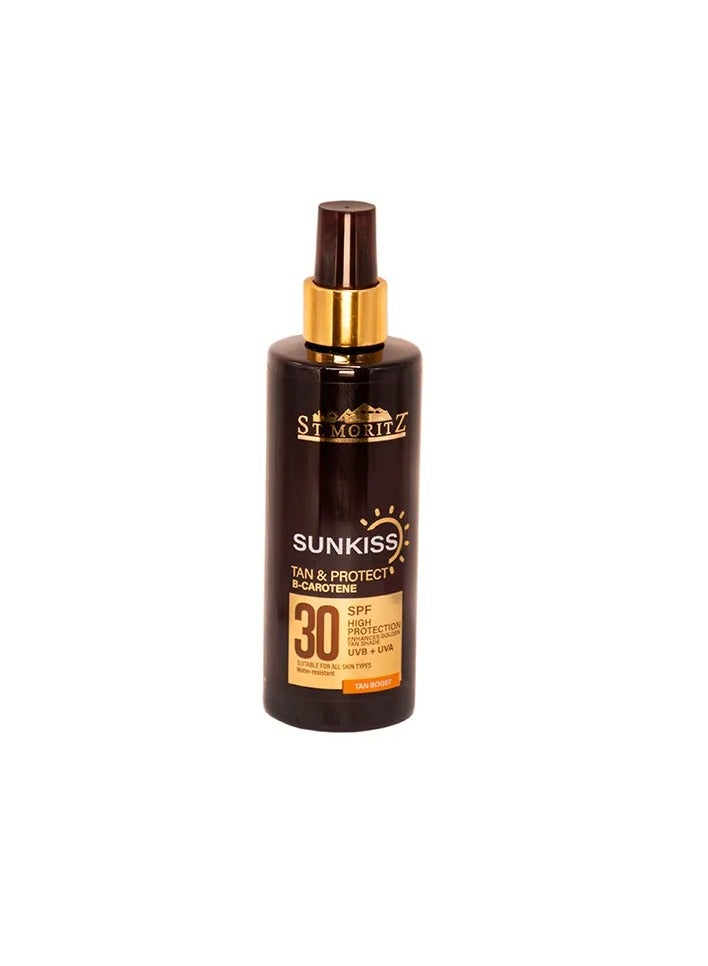 St Moritz Sun Kiss Tan & Protect Oil Spf 30 250Ml