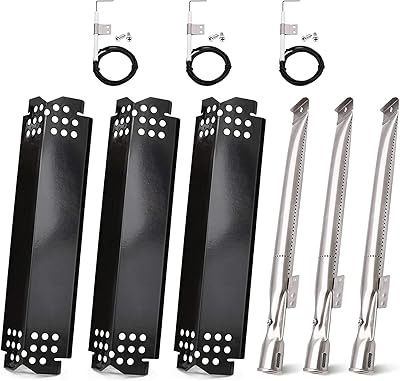 Criditpid Grill Replacement Parts for Nexgrill 720-0925S, 720-0864, 720-0864M Models. Grill Heat Plates, Burner Tubes - Image 1