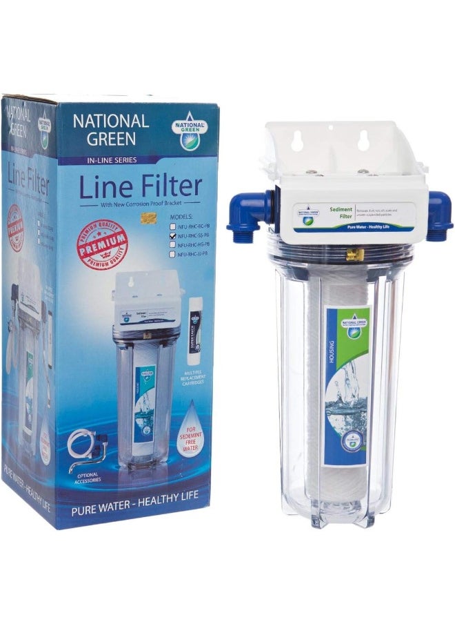 National Green Single Line Filter, Clear Nfu-Rhc-Ss-Pb