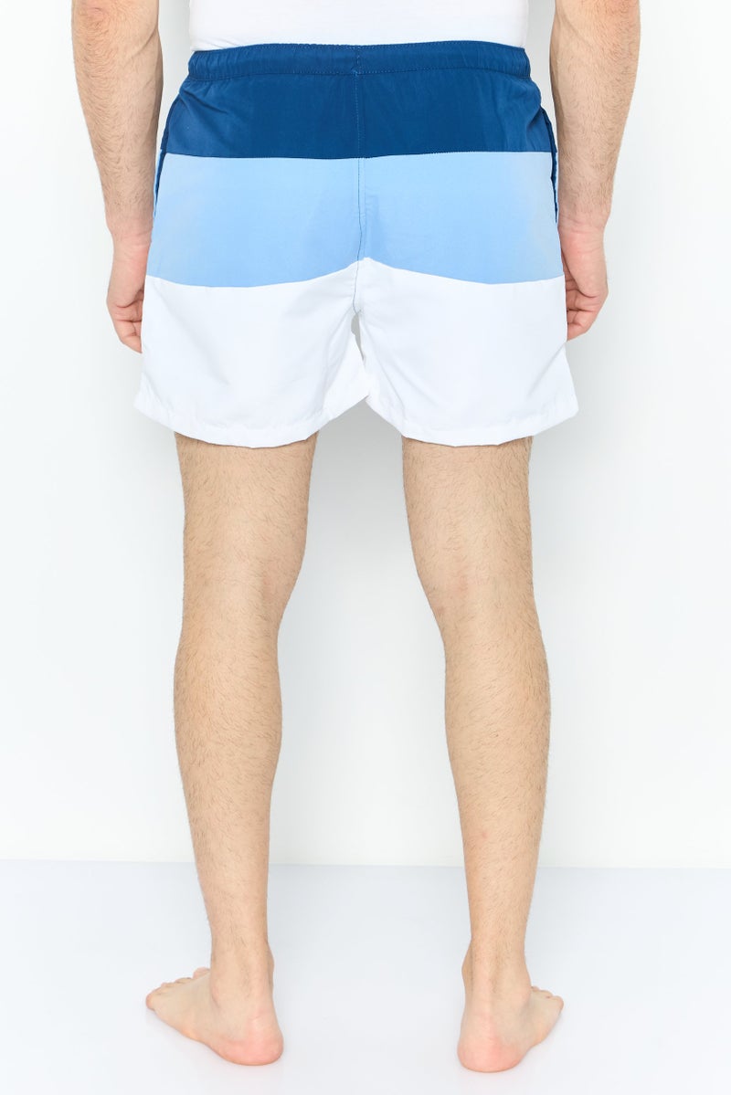 Ellesse Men Colorblock Board Shorts, Navy  - Image 2