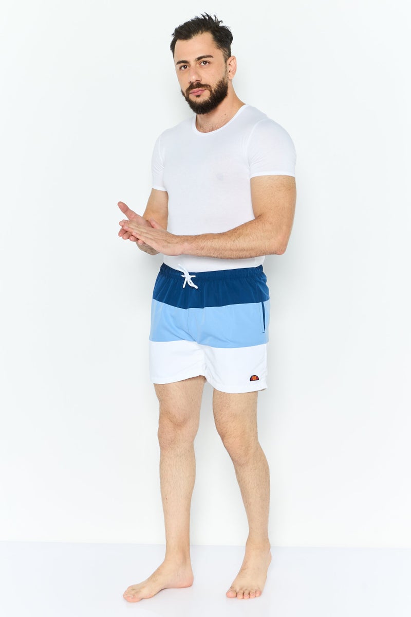Ellesse Men Colorblock Board Shorts, Navy  - Image 4