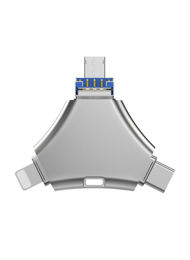 Neutral Compatible With Apple, Android, Computer, Type-c Phone, Usb 3.0 High Capacity Four-in-one Car Phone Usb Flash Drive - Image 1