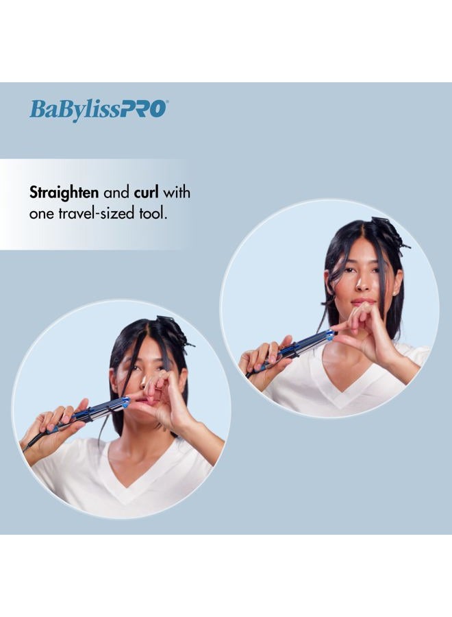 BaBylissPRO مكواة شعر مسطحة، 3/4 بوصة نانو تيتانيوم بريما 2000 ميني للسفر، أدوات وأجهزة تصفيف الشعر، BNT2000UC - Image 5