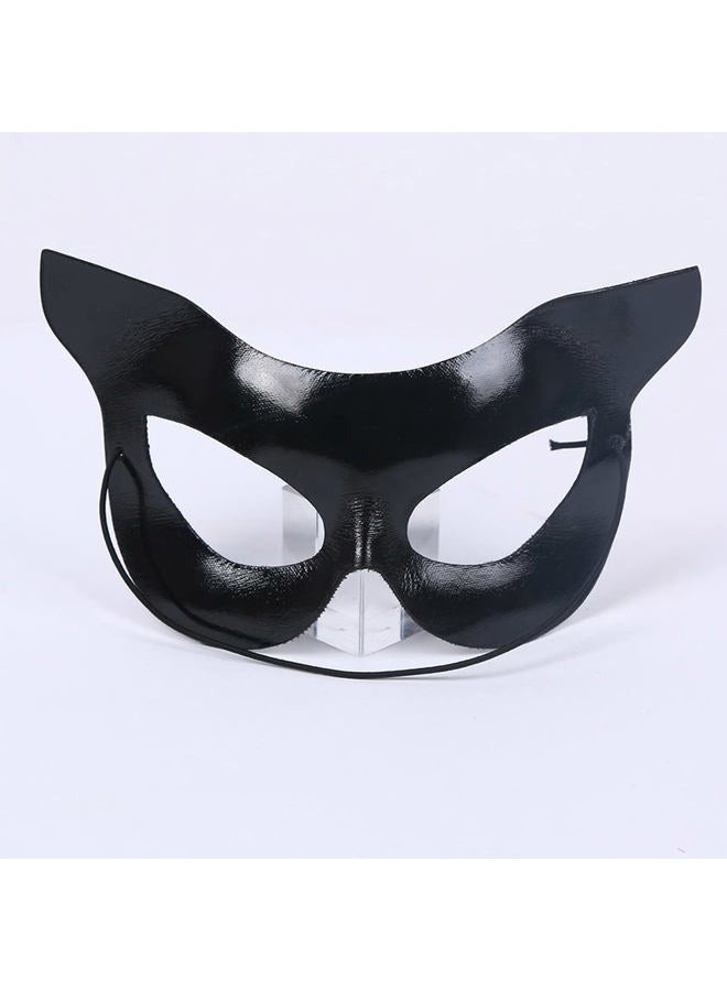 DDazzling Women's Cat Mask Half Face Costume Accessory Party Favors (Necklace +eye mask) - Image 2