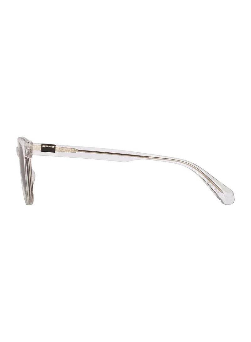 Superdry 5031 (113) Full-Rim Square UV Protection Sunglasses - crystal/clear