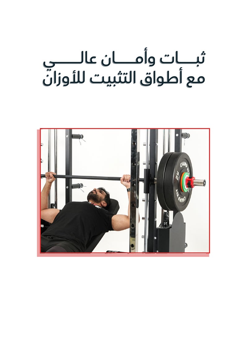 CHAMP KIT Barbell Clips - Enhanced Weight Stability, High Safety, Easy Installation, Compatible with Olympic and Standard Bars, Durable Design  - Image 2
