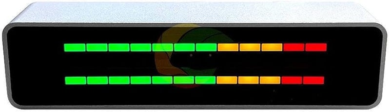 Multicolor LED Stereo VU Meter 12 Segment Level Indicator Sound Control Light Bar - Image 2