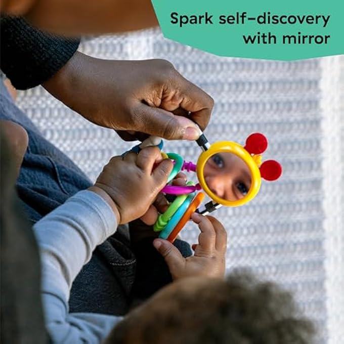 - CAL'S CONNECTORS SENSORY TOY WITH LINKS & MIRROR – 0 TO 36 MONTHS - Image 4