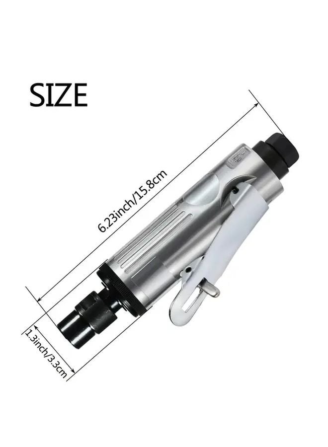 Rh 7033a مطحنة هواء قالب 1 4 بوصة 22000 دورة في الدقيقة أداة سنفرة وتلميع ذات مشبك مزدوج - Image 3