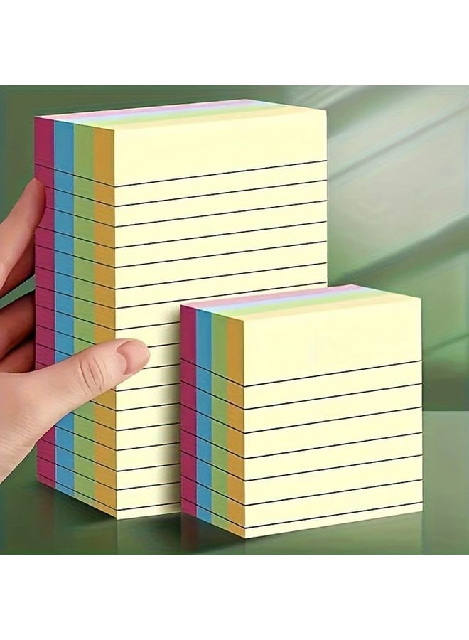 100pcs Assorted Colors Line Stickers Self Adhesive Easy to Use Note Markers for Students Office School Organization - Image 2