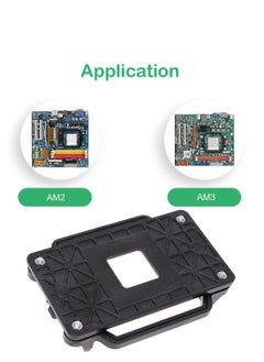 Excefore 5 PCS CPU Fan Bracket Base for AM2 AM3, Outstanding CPU Cooler Retention Bracket, Black Motherboard Heatsink Fan Stand, Suitabel for AMD AM2 AM3  - Image 5