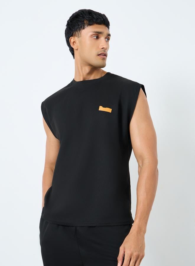 ستايلي طقم ستايلي رجالي سادة مقاس كبير تانك وشورت - Image 3