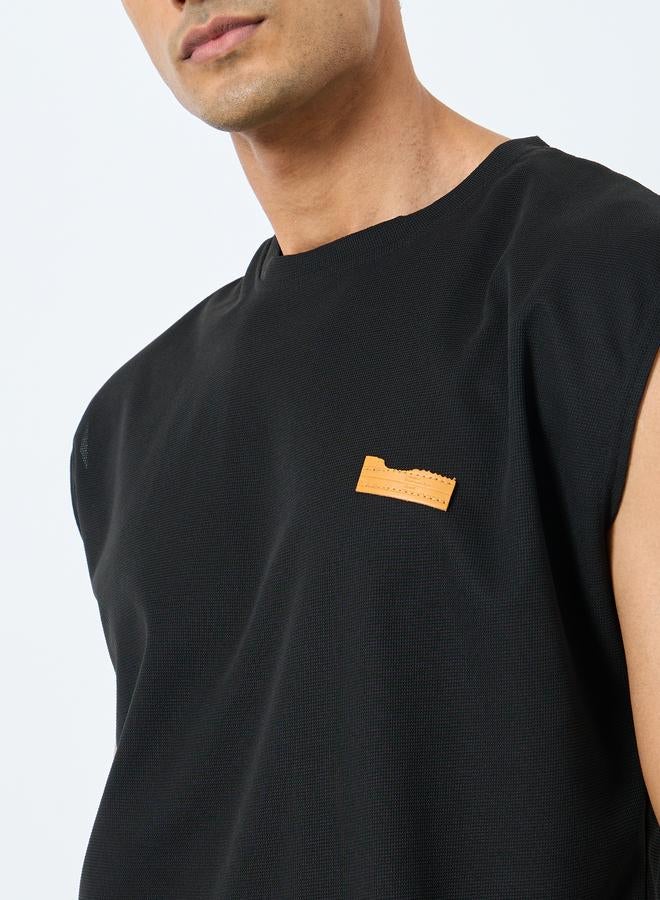 ستايلي طقم ستايلي رجالي سادة مقاس كبير تانك وشورت - Image 4