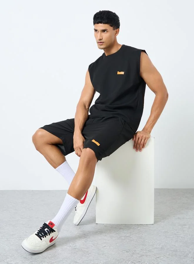 Styli Styli Men Solid Oversized Tank and Shorts Co-Ords