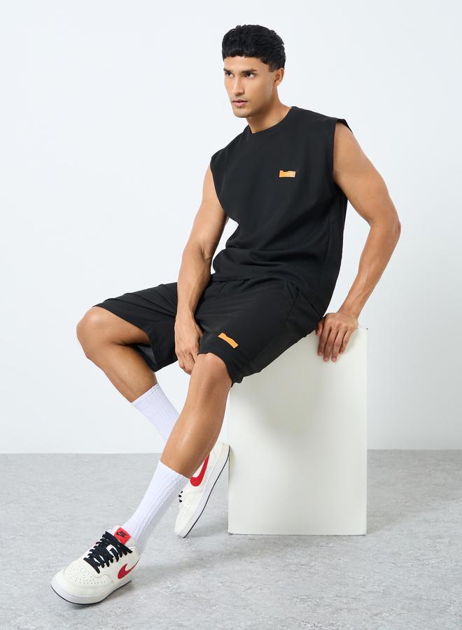 ستايلي طقم ستايلي رجالي سادة مقاس كبير تانك وشورت - Image 1