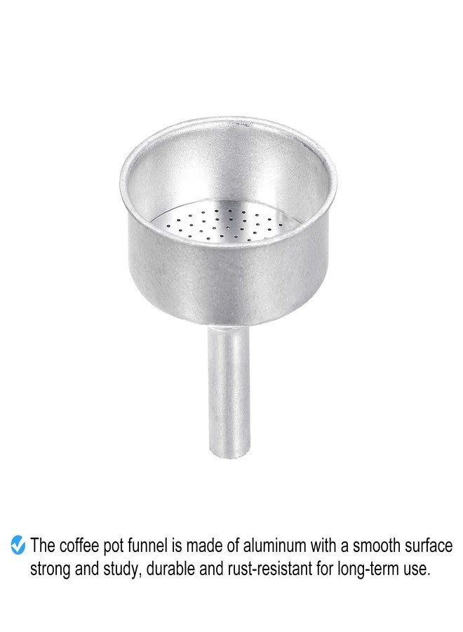 ميكسينيتي فلتر قمع ألومنيوم بديل من ميكانيكسي، 82×79×98 مم، فضي اللون، مناسب لماكينات صنع قهوة الموكا سعة 12 كوبًا - Image 4