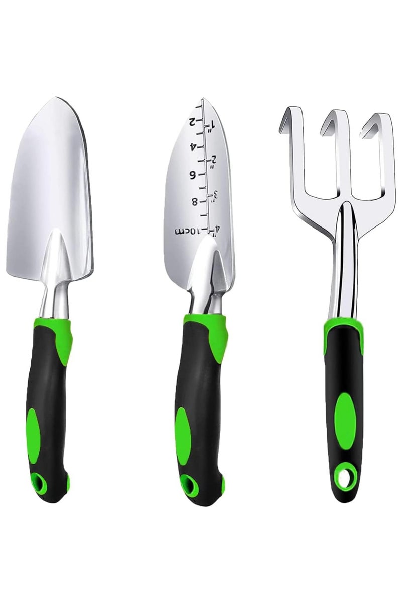 LINGWEI Premium 9-Piece Garden Tool Set with Heavy-Duty Stainless Steel Tools, Pruning Shears, Gloves & Organizer Bag - Image 2