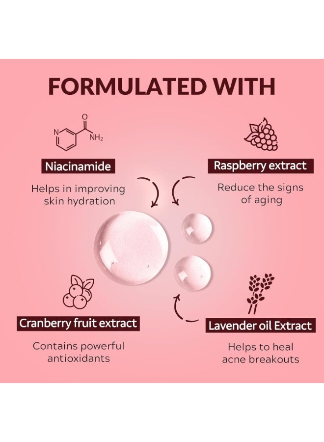 MIRABELLE Berries Facial Serum Sheet Mask | Anti-Aging & Revitalizes Skin| (Pack Of 1), 25Ml - Image 4