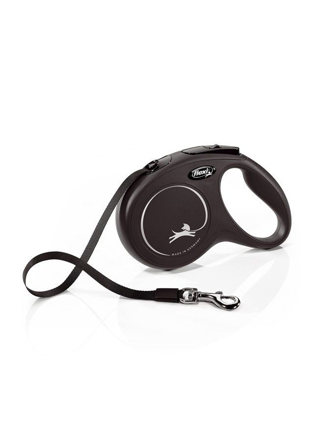 Flexi Automatic Leash Flexi New Classic M 5 M Black Tape - Image 1