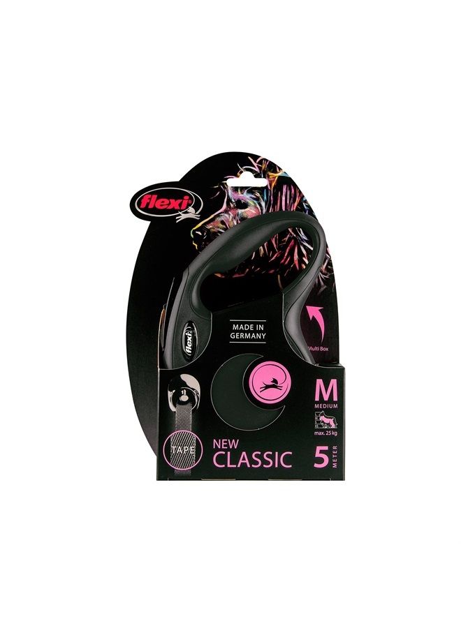 Flexi Automatic Leash Flexi New Classic M 5 M Black Tape - Image 4