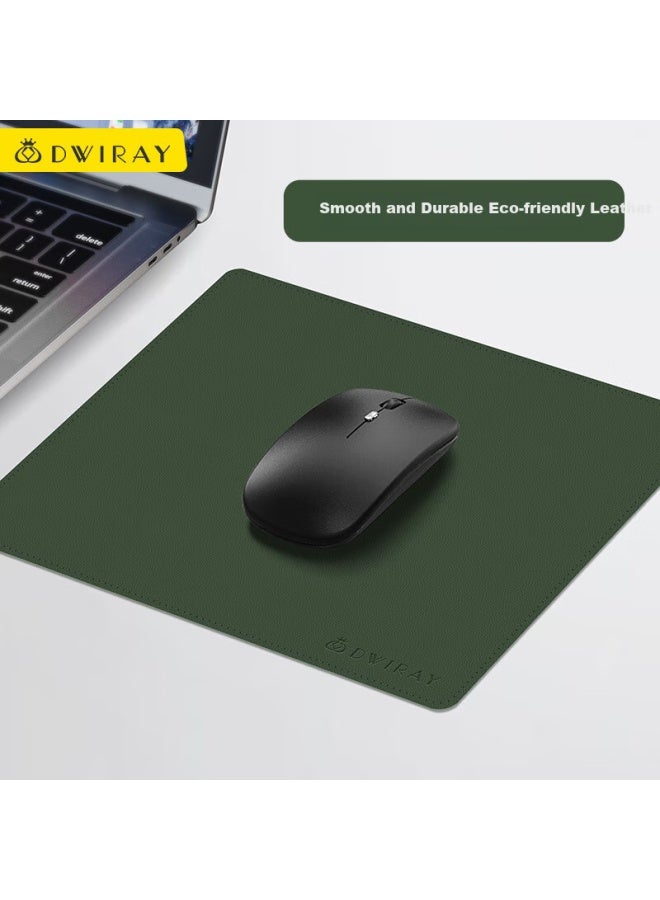 Diyi Workshop Diyigongfang Mouse Pad, Small Desk Mat, Laptop Pad, Office Mat, Gaming Mouse Pad, Portable Desktop Mat, Writing Pad, Leather Sched Rectangular 270x210mm - Image 1