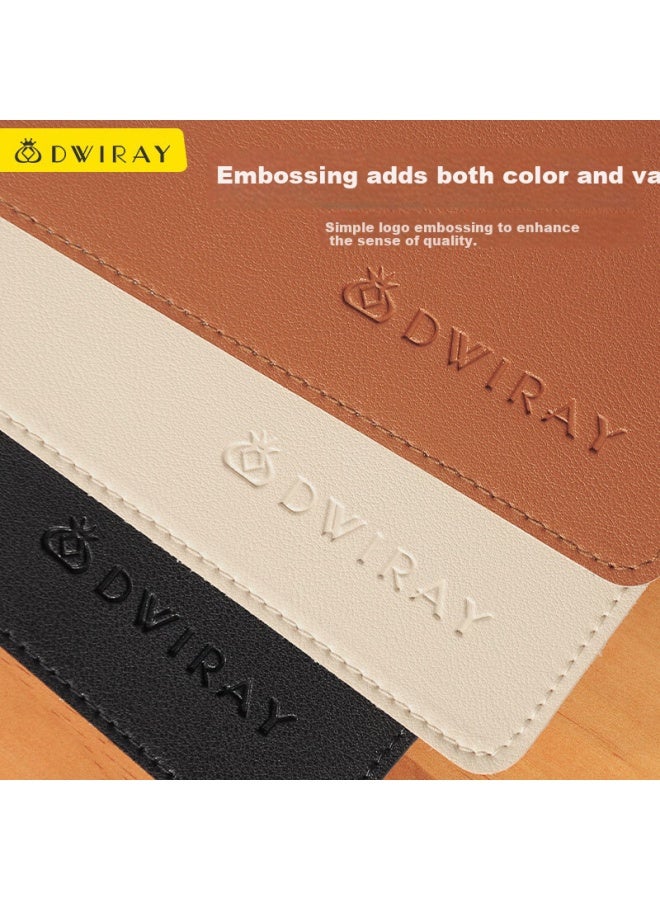 Diyi Workshop Diyigongfang Mouse Pad, Small Desk Mat, Laptop Pad, Office Mat, Gaming Mouse Pad, Portable Desktop Mat, Writing Pad, Leather Sched Rectangular 270x210mm - Image 2