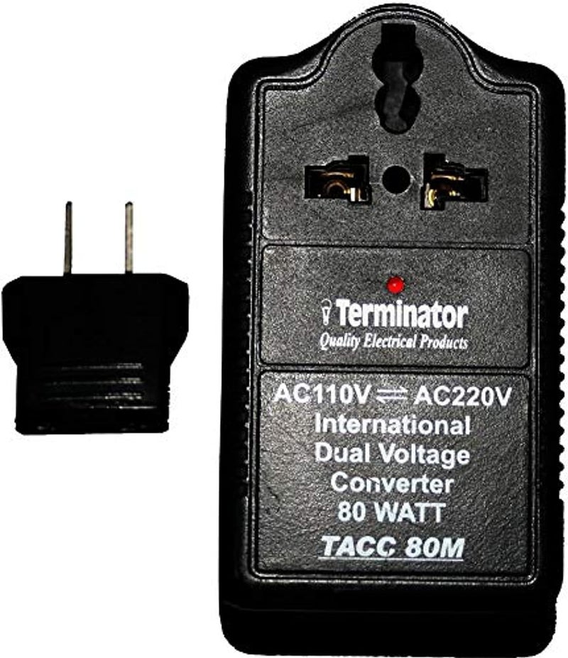 Terminator Tacc 80M AC to AC Dual Voltage Converter - 80 Watt