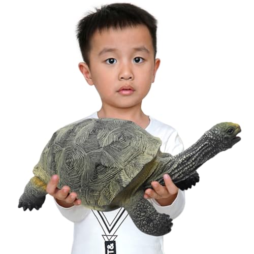 SmilerSmile Simulated Ocean Big Animals,One pc 15Inch Soft Filled Rubber Sea Educational Toys (Tortoise) - Image 1