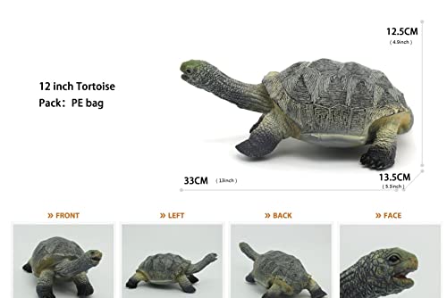 SmilerSmile Simulated Ocean Big Animals,One pc 15Inch Soft Filled Rubber Sea Educational Toys (Tortoise) - Image 4