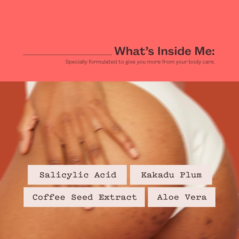 frank body Clearing Body Wash | Vegan & Cruelty Free | With Salicylic Acid for Removing Stubborn Dead Skin, Excess Oil, Black & White Heads| Mandarin & Cedarwood Scent | (360mL / 12.17 fl oz) - Image 3