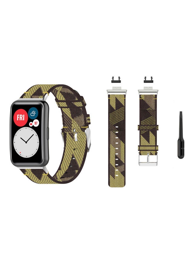 NIBEMINENT Buckle Replacement Band For Huawei Watch Multicolour - Image 1