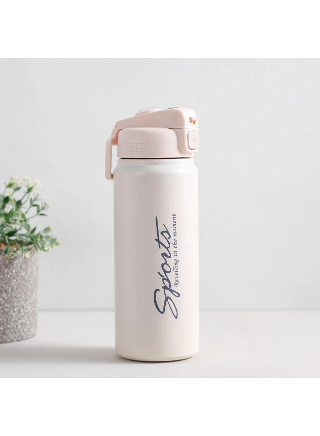 DANUBE HOME Alpine Aqua Water Bottle Stainless Steel Vacuum Insulated beige 800ml