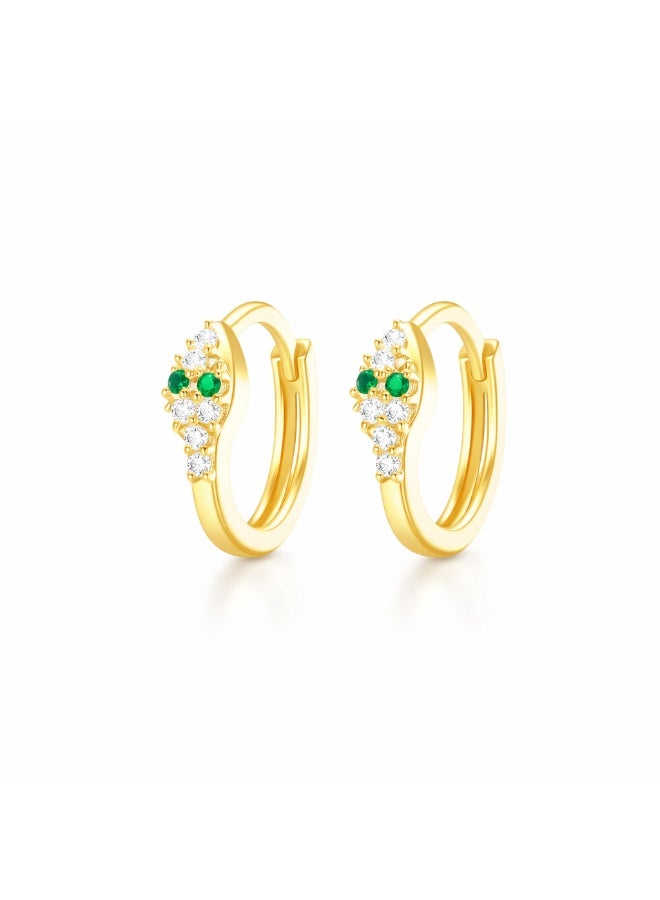 MTZ 3 Pairs Cubic Zirconia Stud Earrings Set for Women, Hypoallergenic Gold Plated Crystal Earrings, Dainty CZ Diamond Studs in Various Sizes, Sensitive Ear Friendly Jewelry Gift Box - Image 5